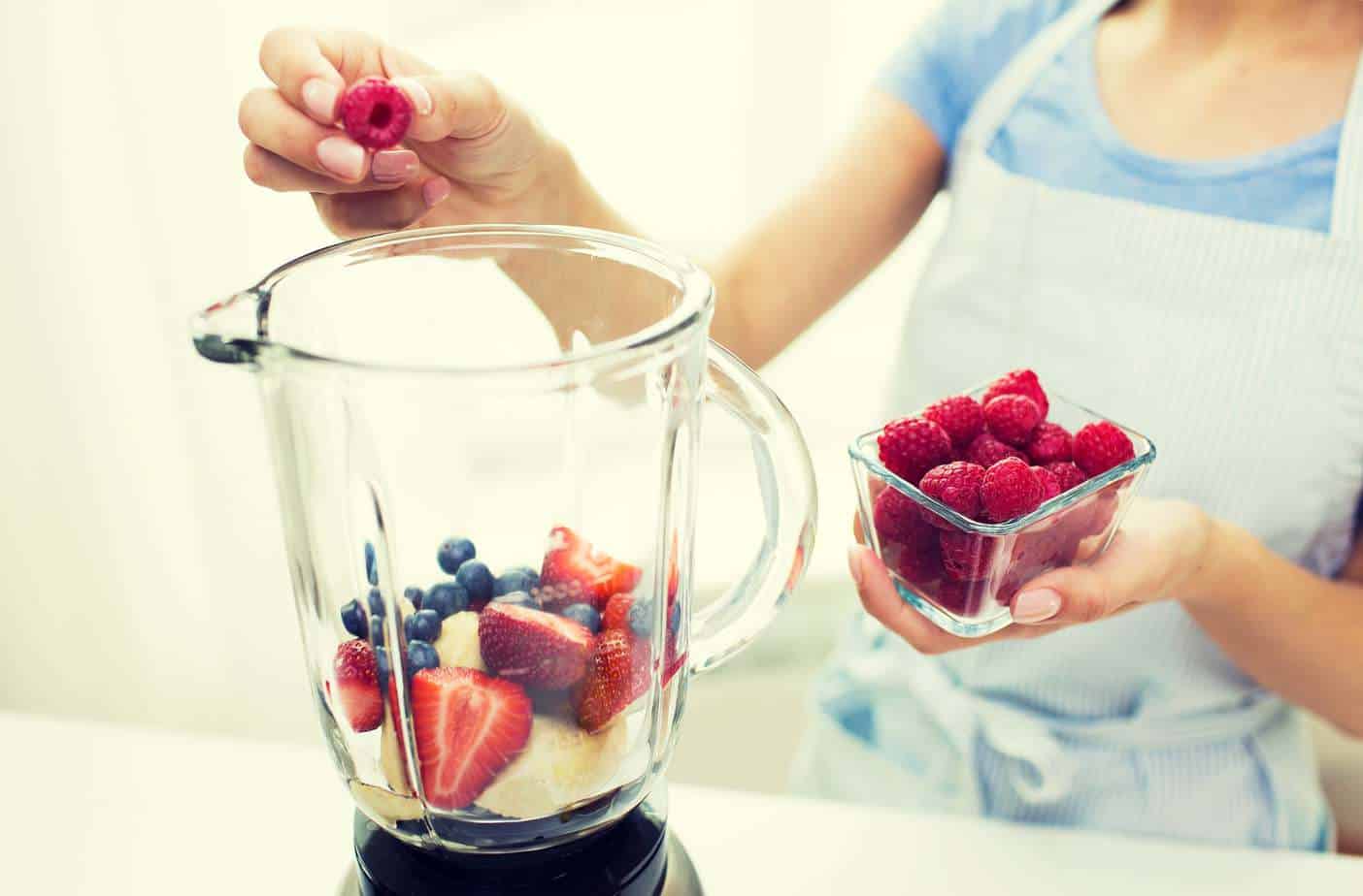 How to make a smoothie - Add ingredients to blender