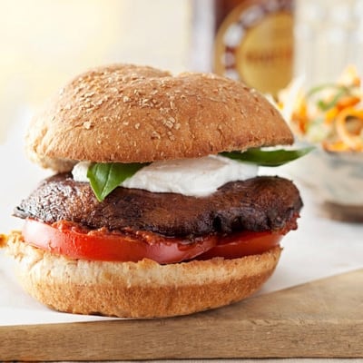 Portobello mushroom burgers