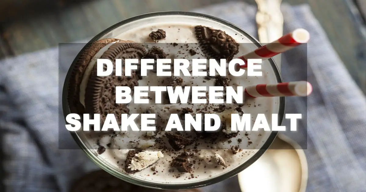 Difference between Shake and Malt