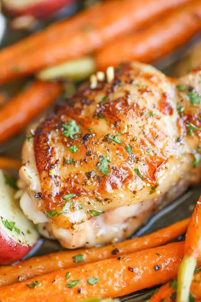 One Pan Garlic Ranch Chicken - Photo from damndelicious.net 