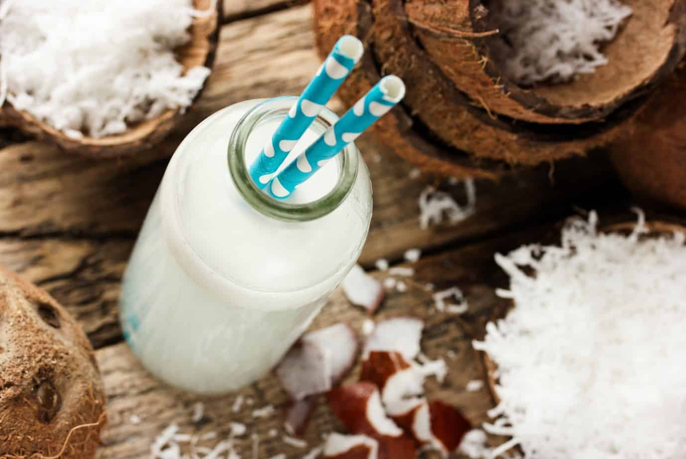 Coconut milk shake