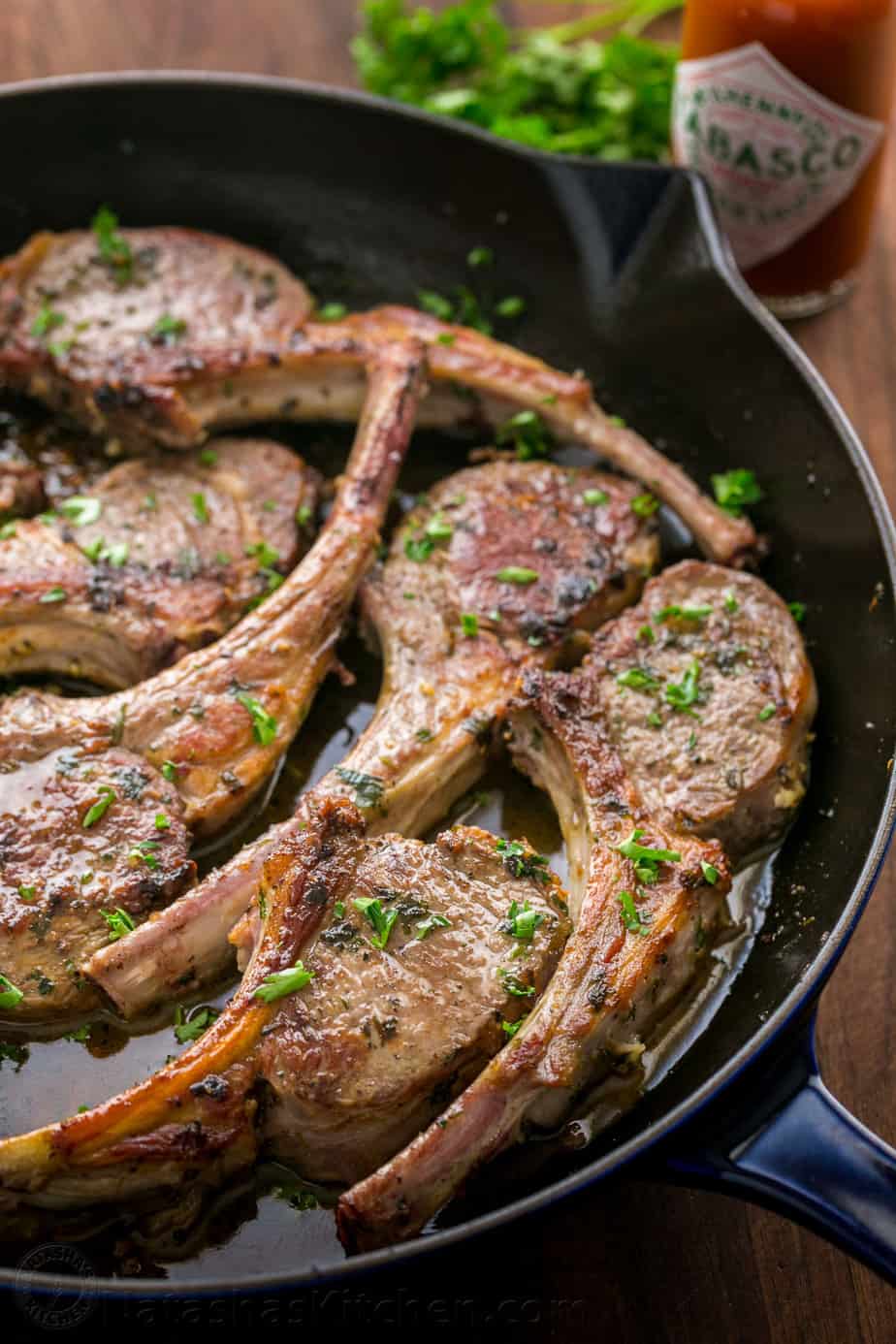 Garlic and Herb Crusted Lamb Chops