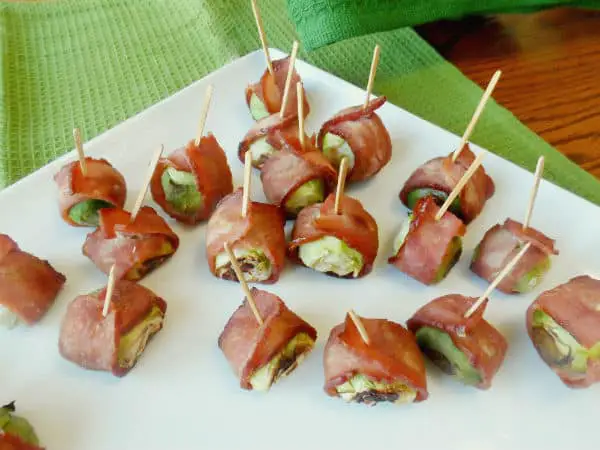 Turkey Bacon-Wrapped Brussels Sprouts