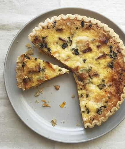 Butternut Squash and Bacon Quiche