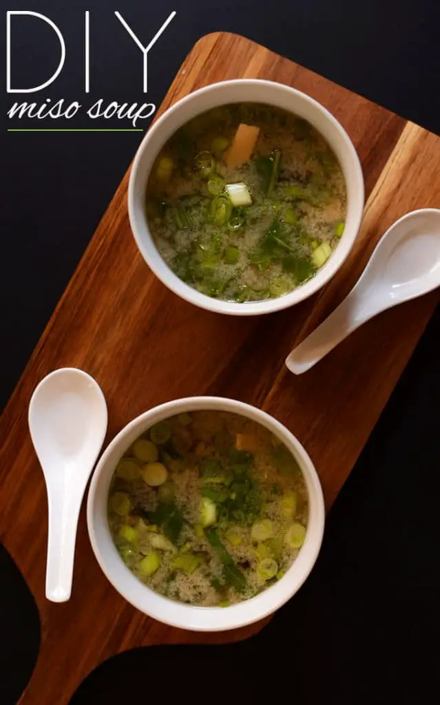 Miso Soup with Greens and Tofu