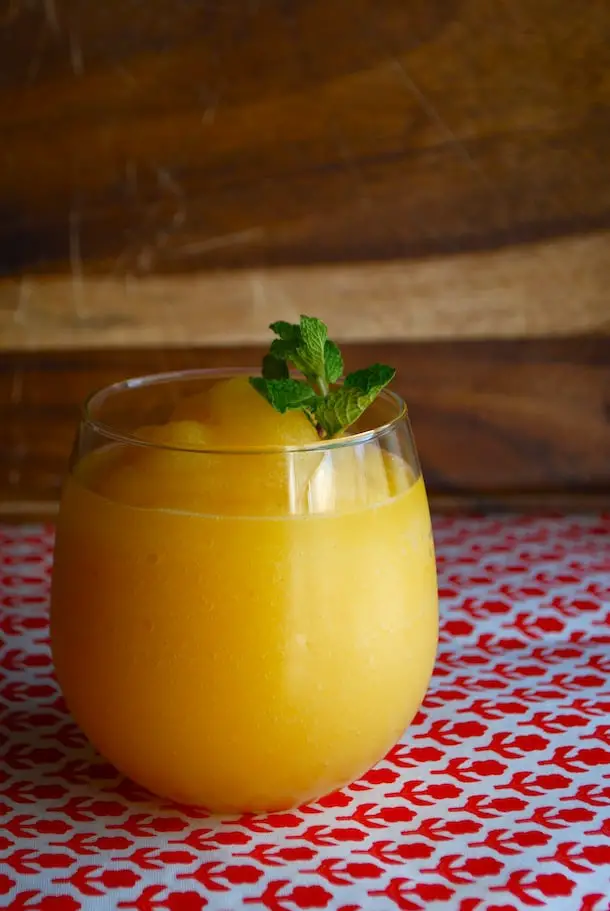 Peach Sangria Slushy