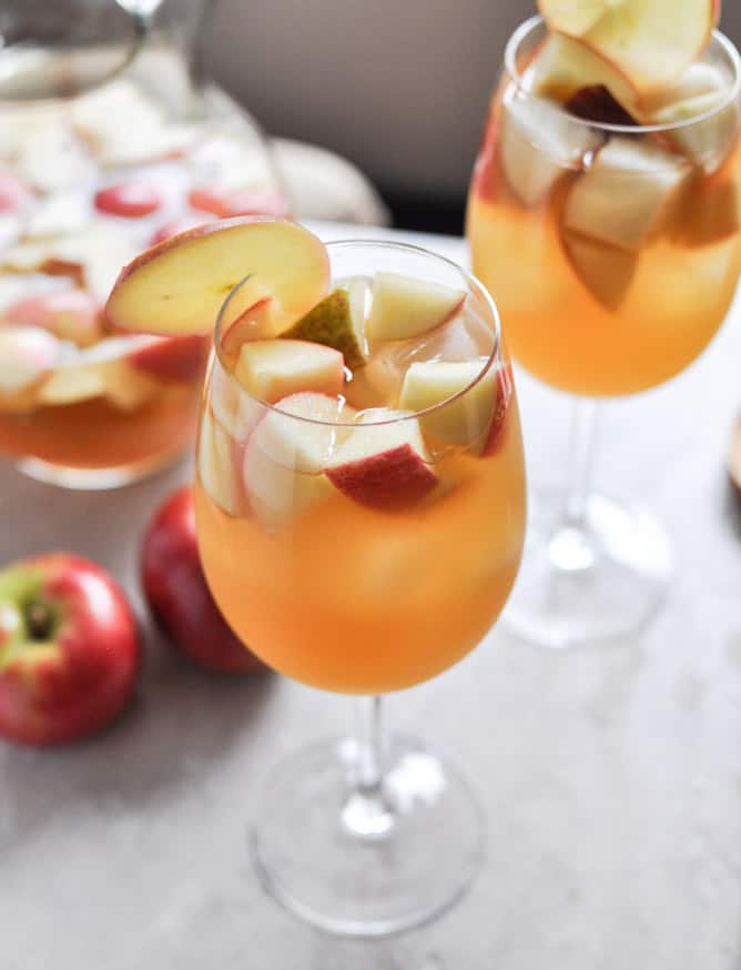 apple cider sangria