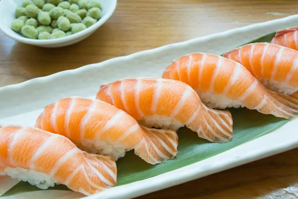 sashimi salmon