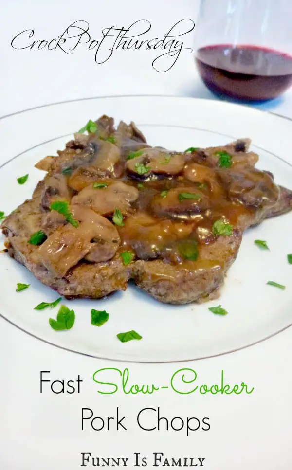 Slow cooker pork chops