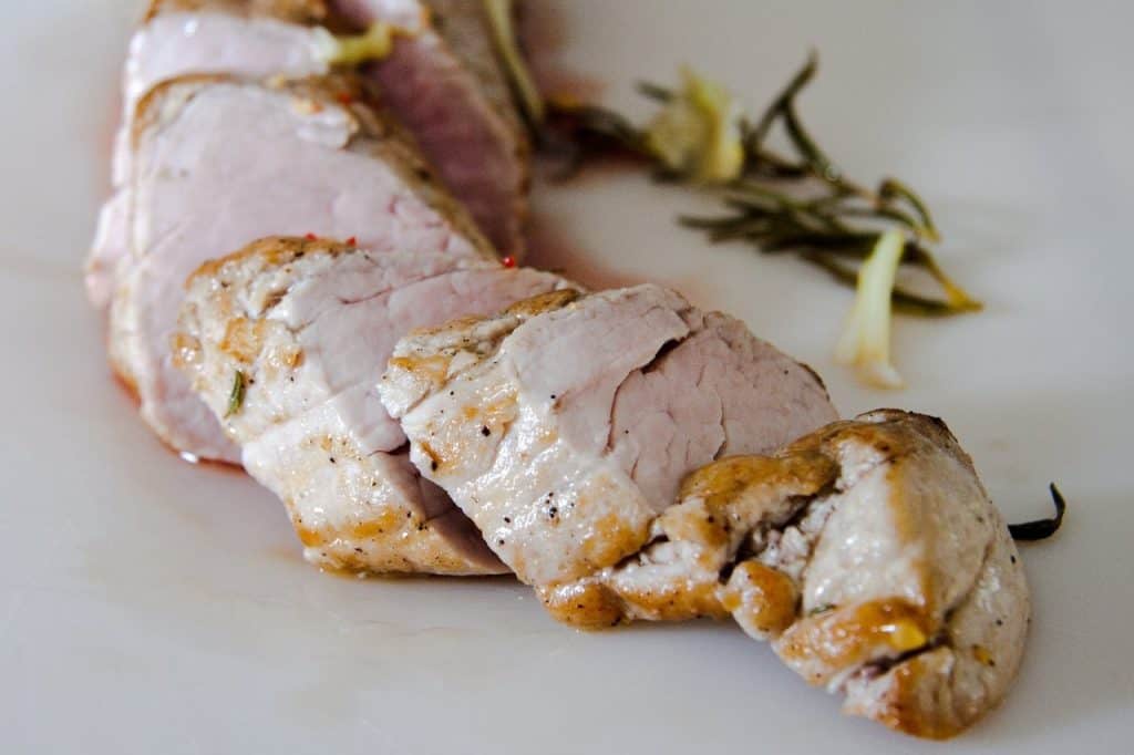 sliced pork tenderloin