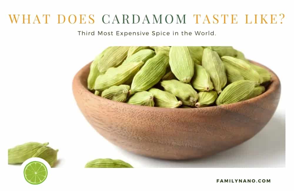 what does cardamom taste like