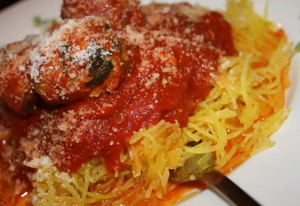 Meat Balls Spaghetti Squash