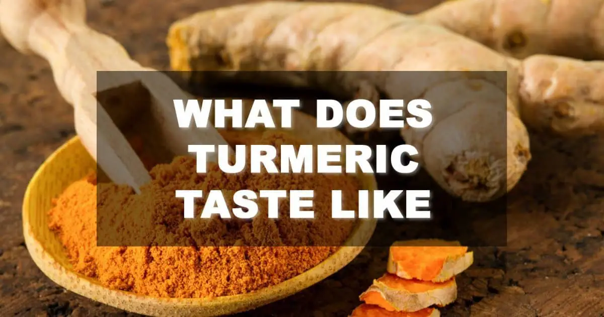 what does turmeric taste like