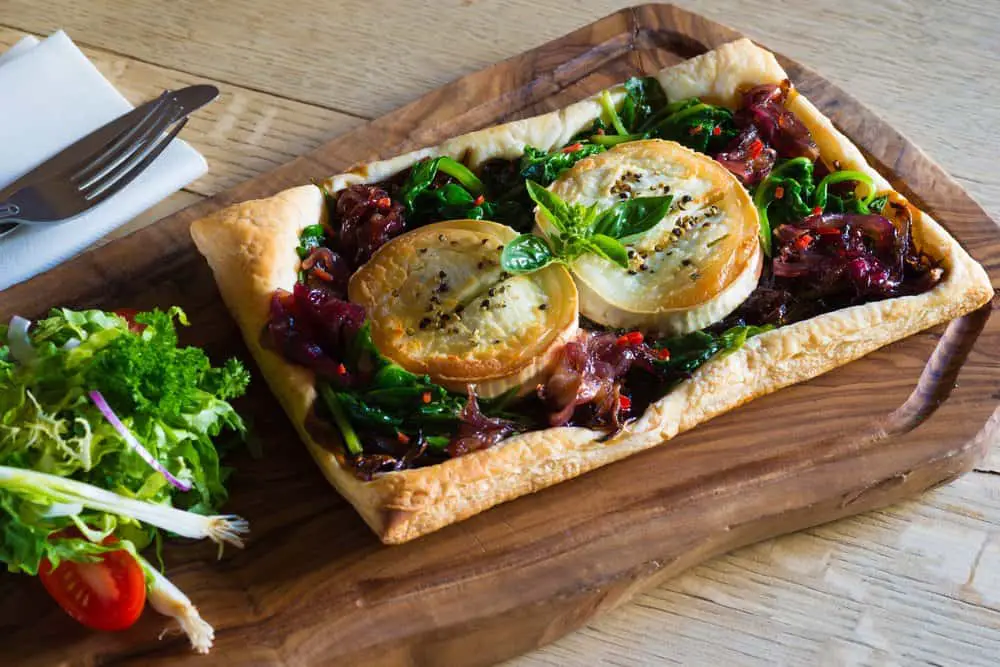 Goats cheese tart