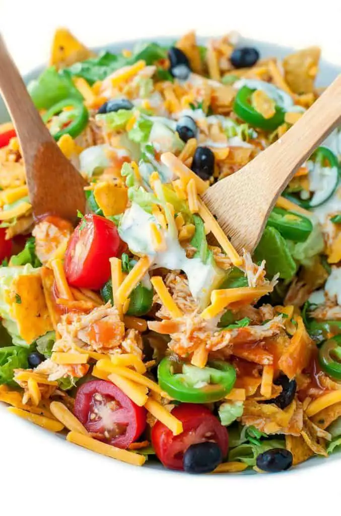 Buffalo Chicken Taco Salad