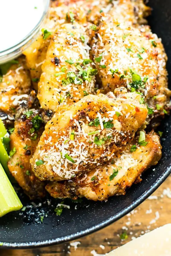 Parmesan Garlic Chicken Wicked Wings