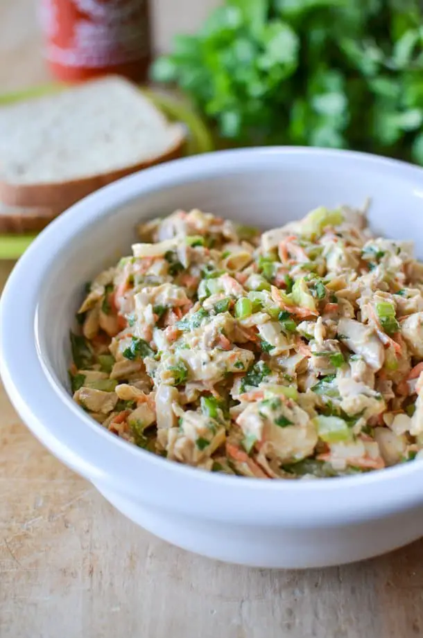 Sriracha Cilantro Chicken Salad