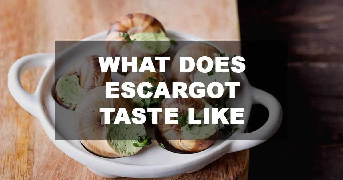 what does escargot taste like