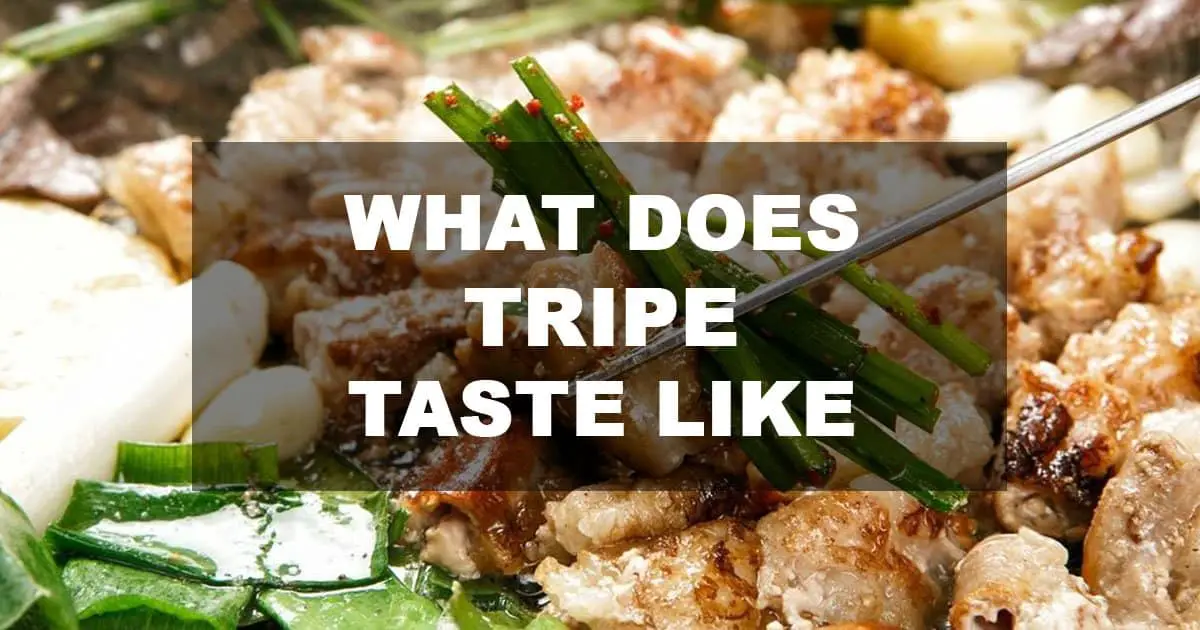 what does tripe taste like