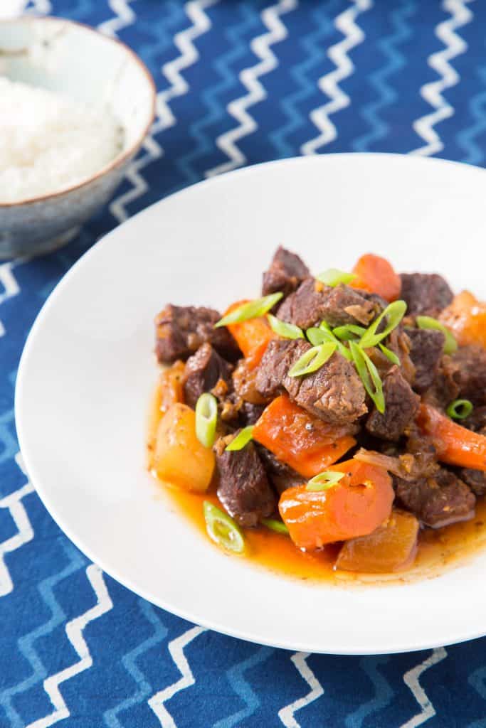 Braised Shortribs with Daikon and Carrot