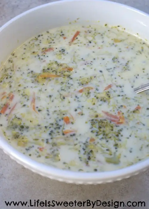 Brocolli-Cheddar Soup