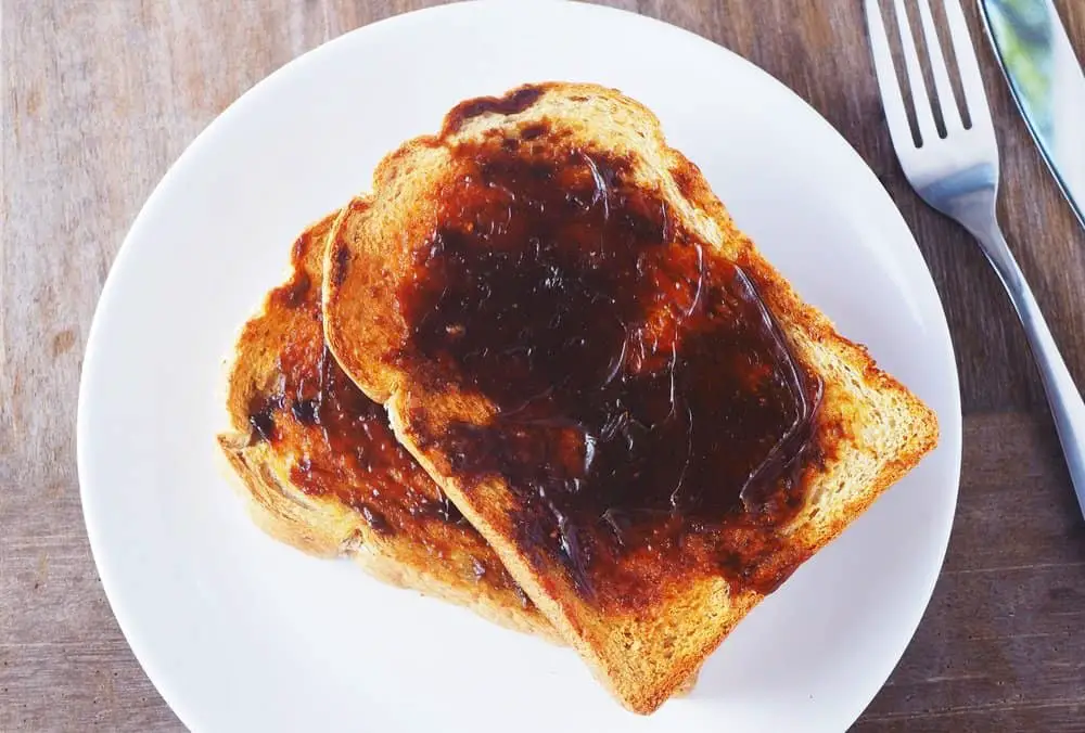 vegemite on toast