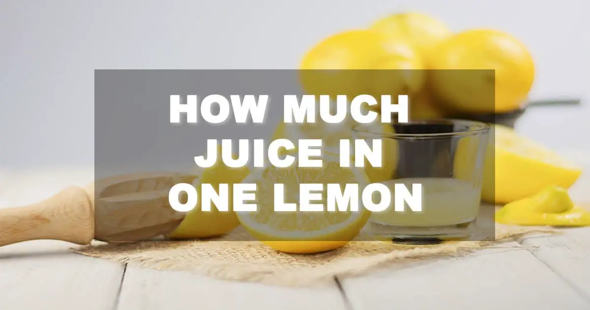 The Best Answer to How Much Juice in One Lemon - FamilyNano