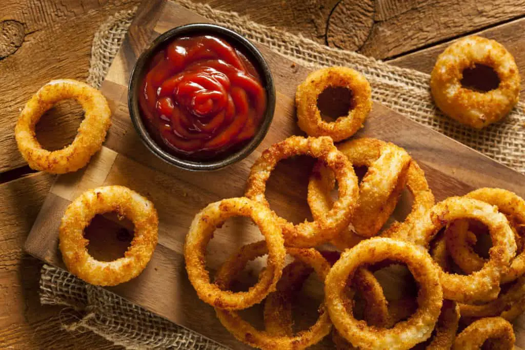 Air Fryer Made Crunchy Fried Onion Rings